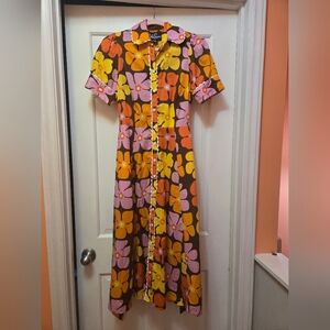 Lesley Evers Cotton Poplin Dress